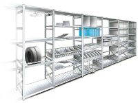Shelving that has been made using rollforming