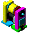 Computer designed 3D image of a high precision rotary die